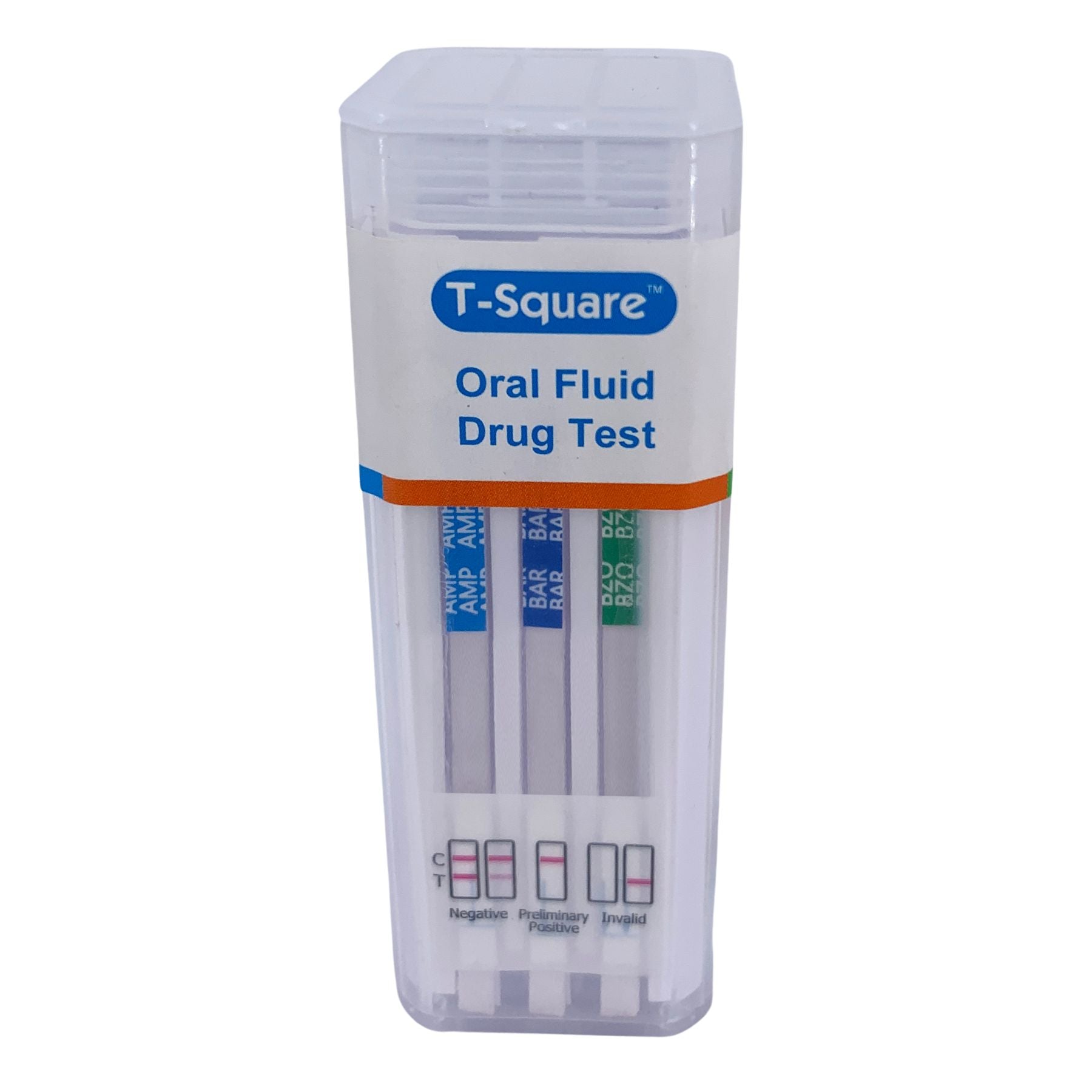 7-panel SAFElife T-Square Multi-Drug Saliva Test | QODOA-376EUO-I (25/box)