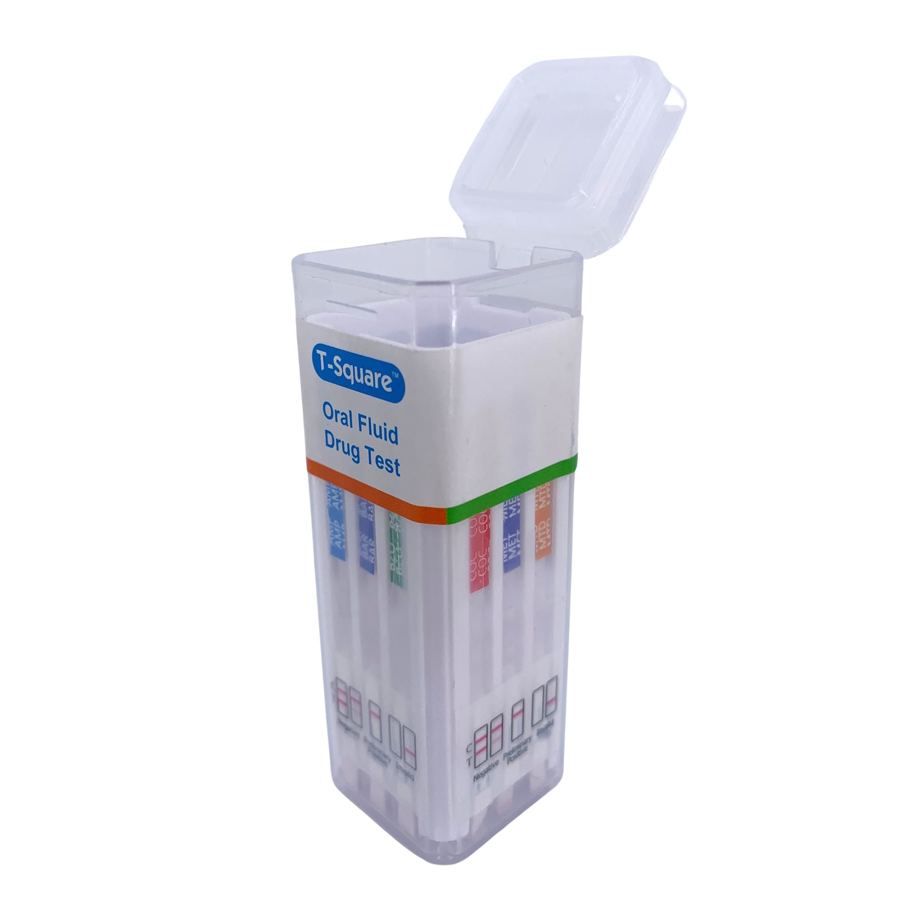 6-panel SAFElife T-Square Multi-Drug Saliva Test | QODOA-266-I (25/box)