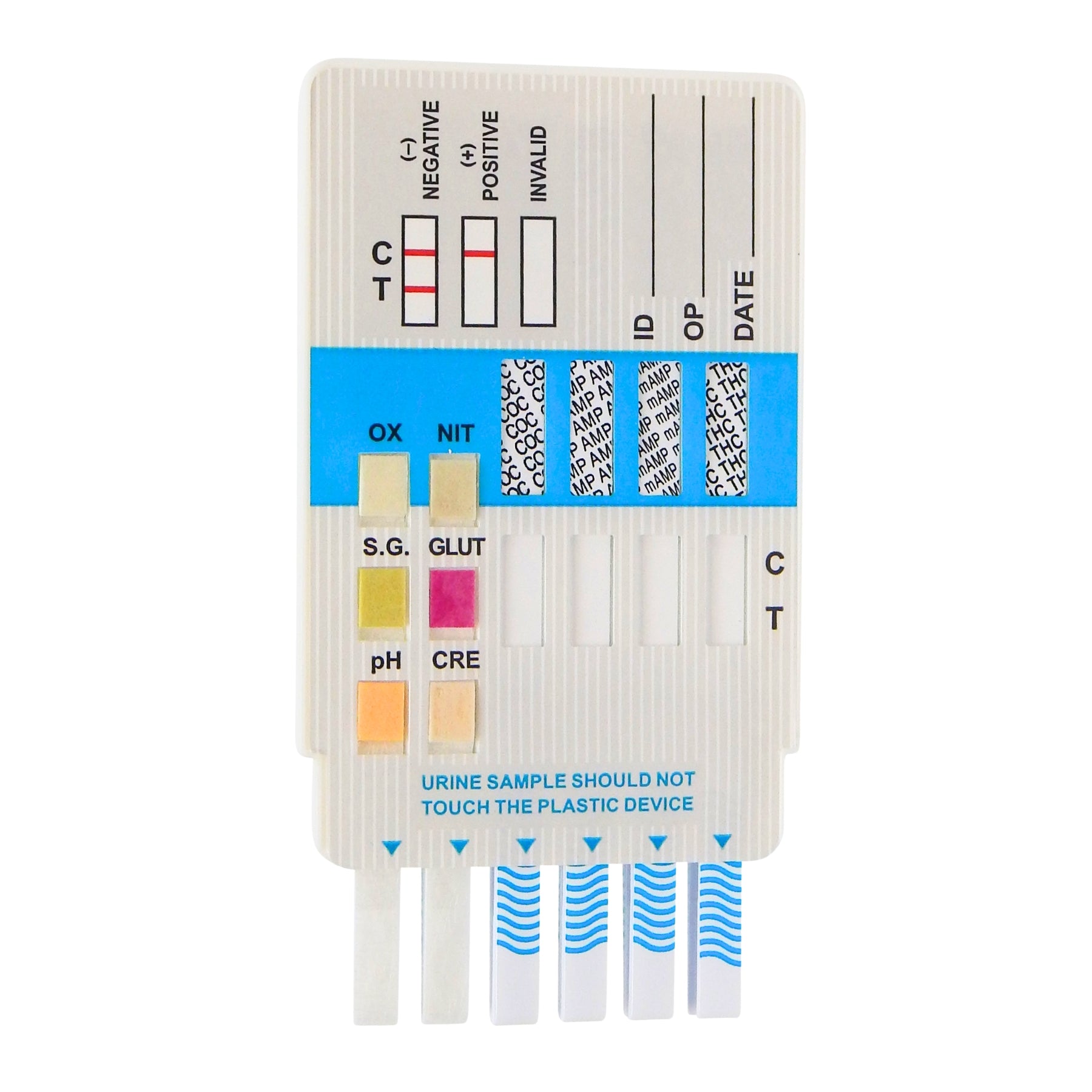 10-panel Abbott Urine Drug Test Dip Cards w/AD | DUD-1104-051 (25/box)