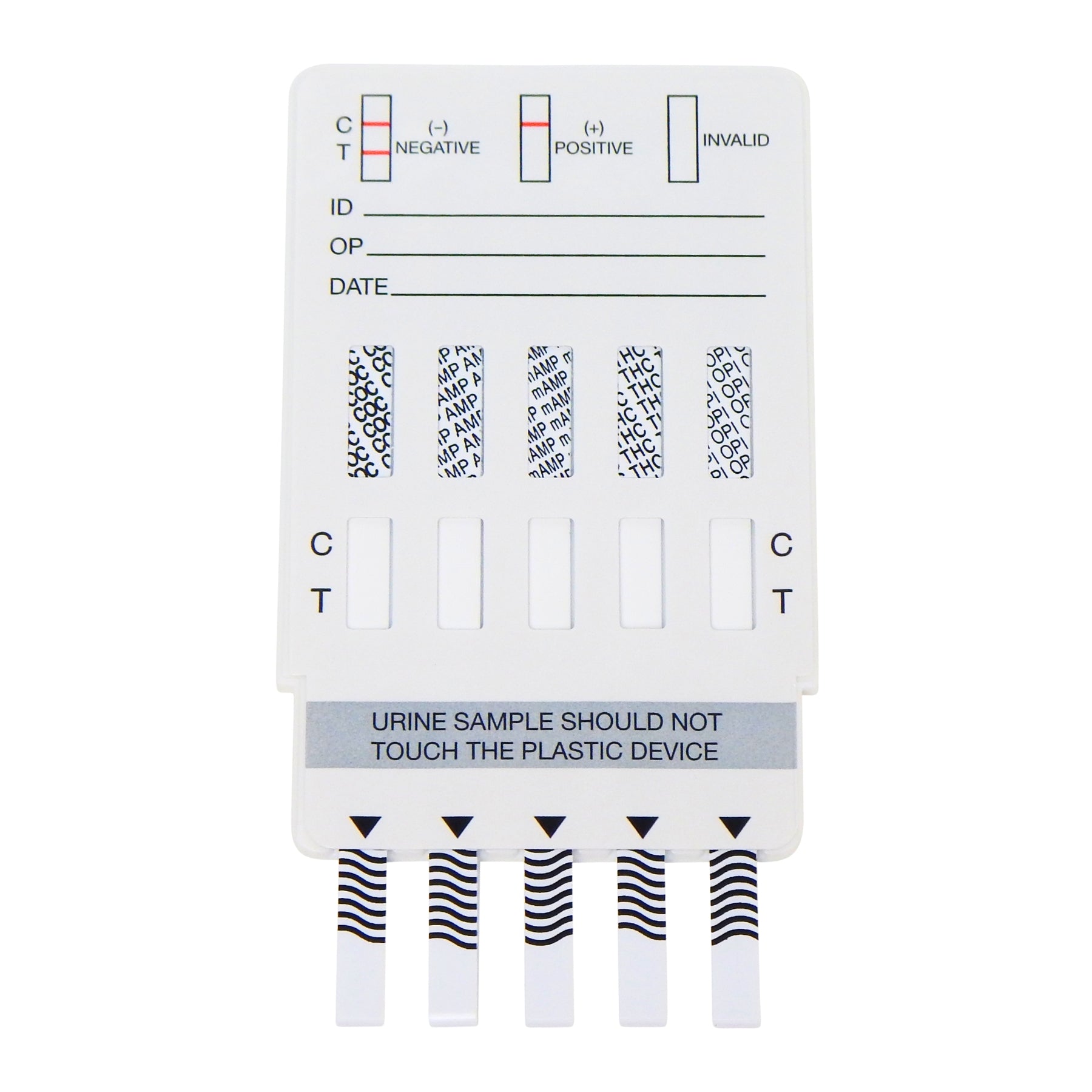 5-panel iSCREEN Urine Drug Test Dip Cards | IS5 MB (25/box)