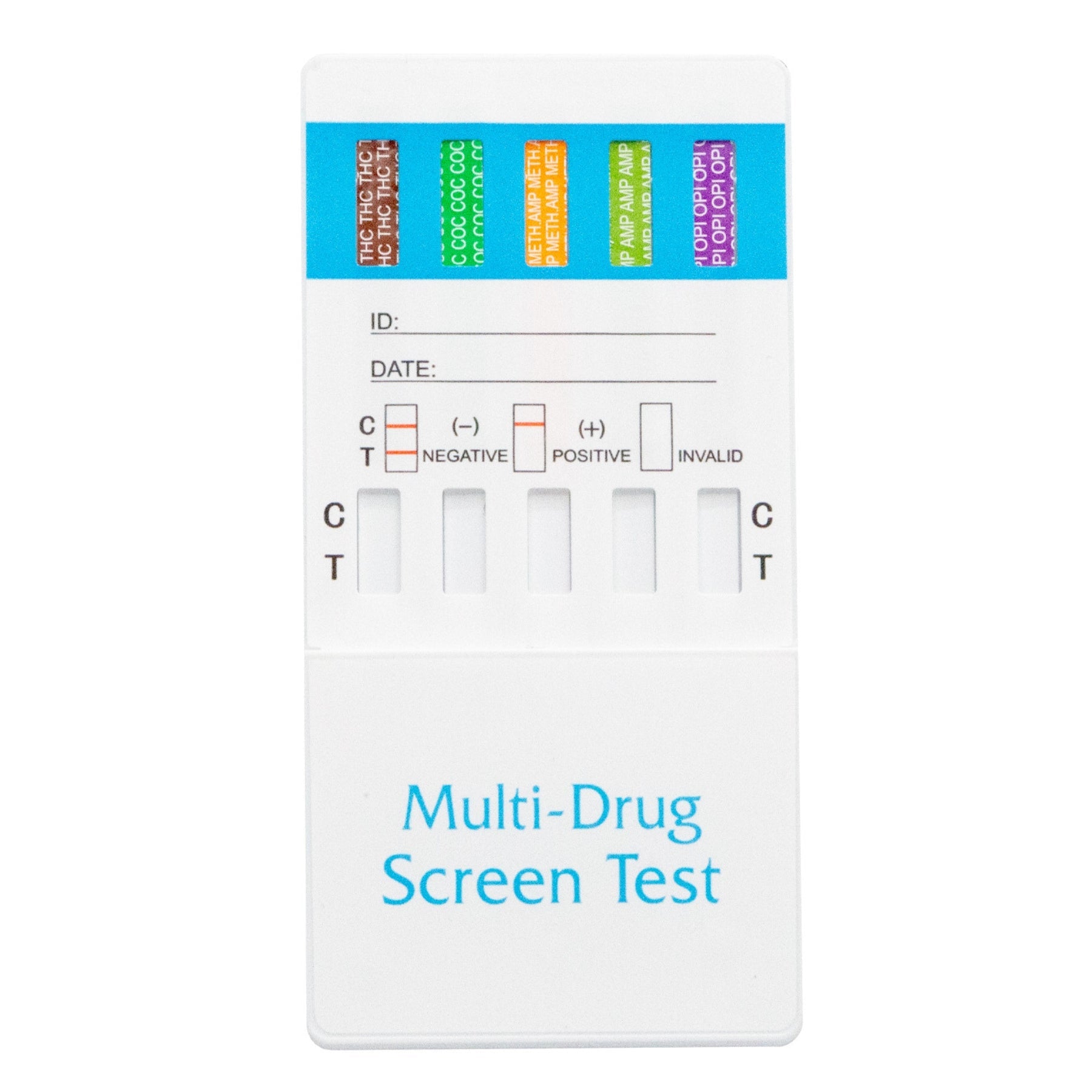 10-panel Multi-Drug Urine Test Card | W14104 W/AD (25/box)