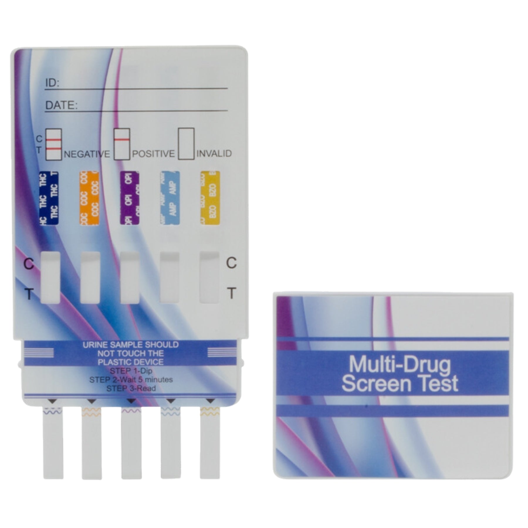 5 Panel Healgen Drug Test Dip Card | HDOA-154 (25/box)