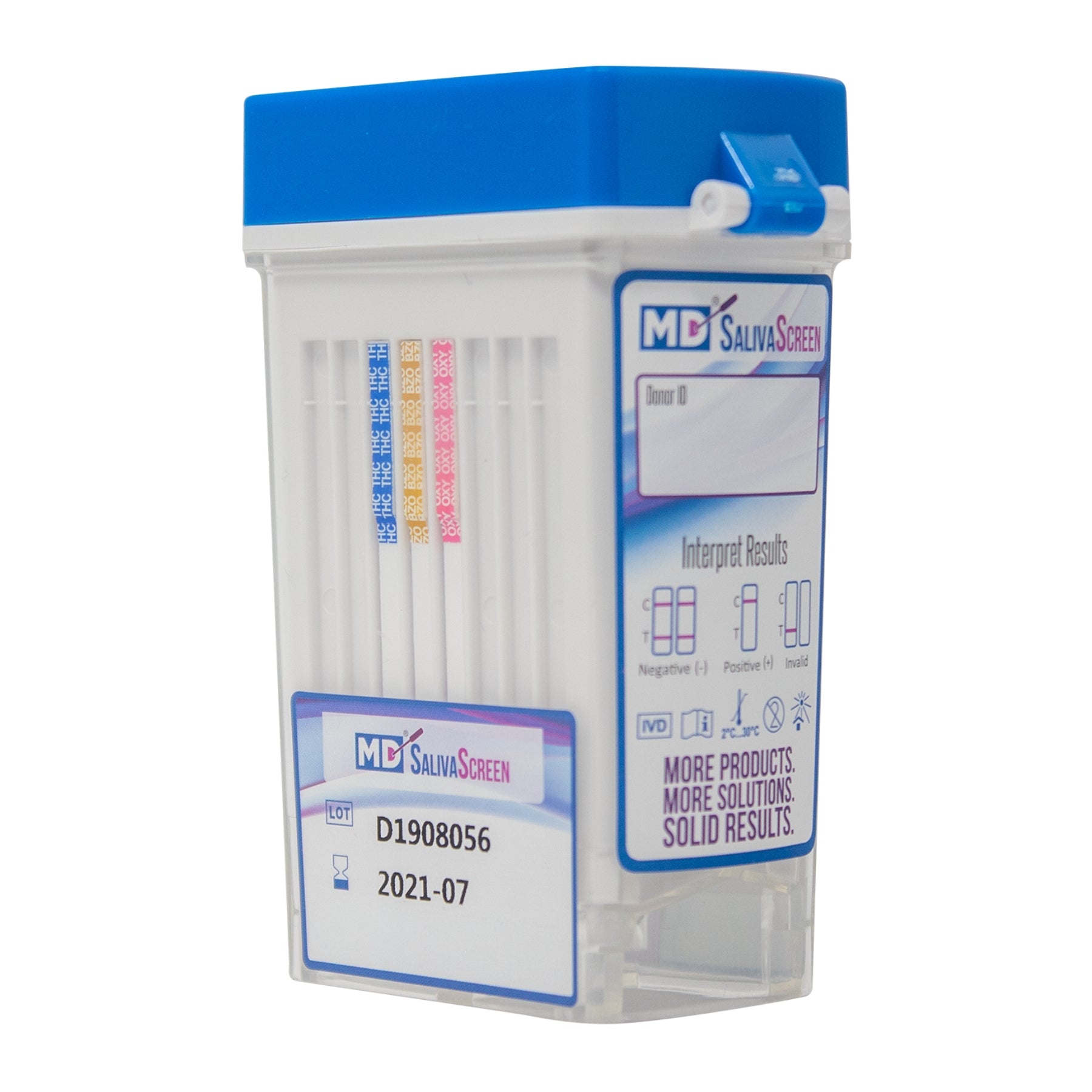 (No THC) 9-panel MD SalivaScreen Drug Test | MD-S7995 (25/box)