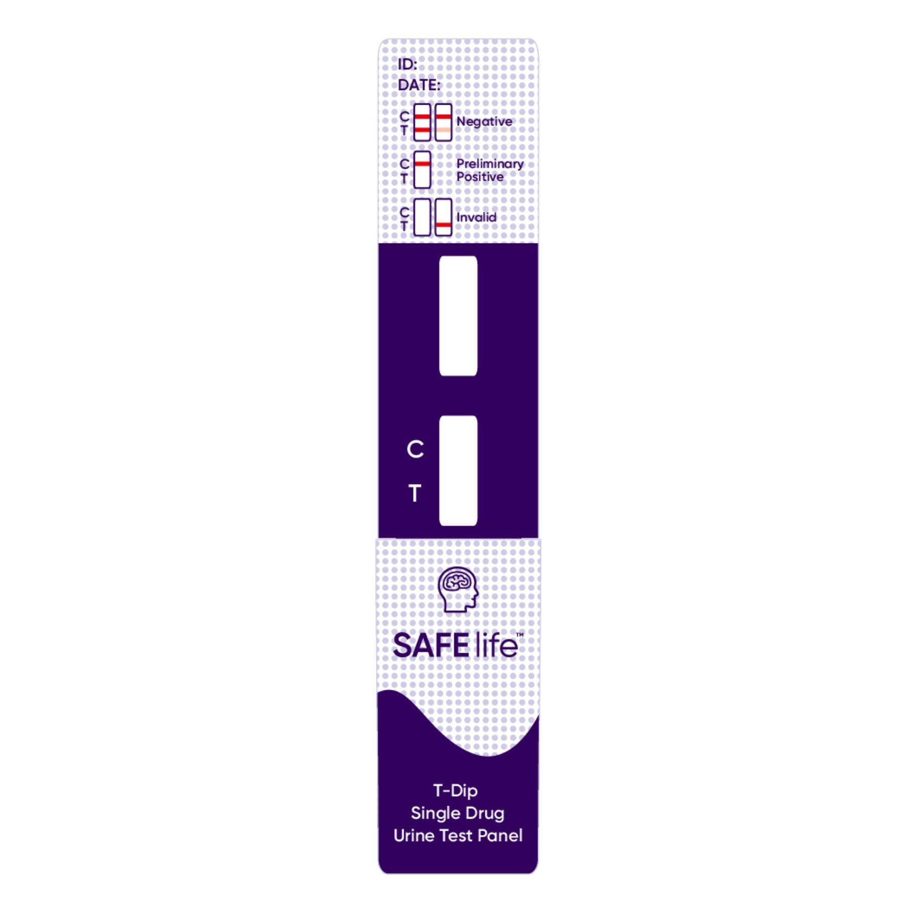 PCP SAFElife T-Dip Urine Drug Test | WDPC-114 (25/box)