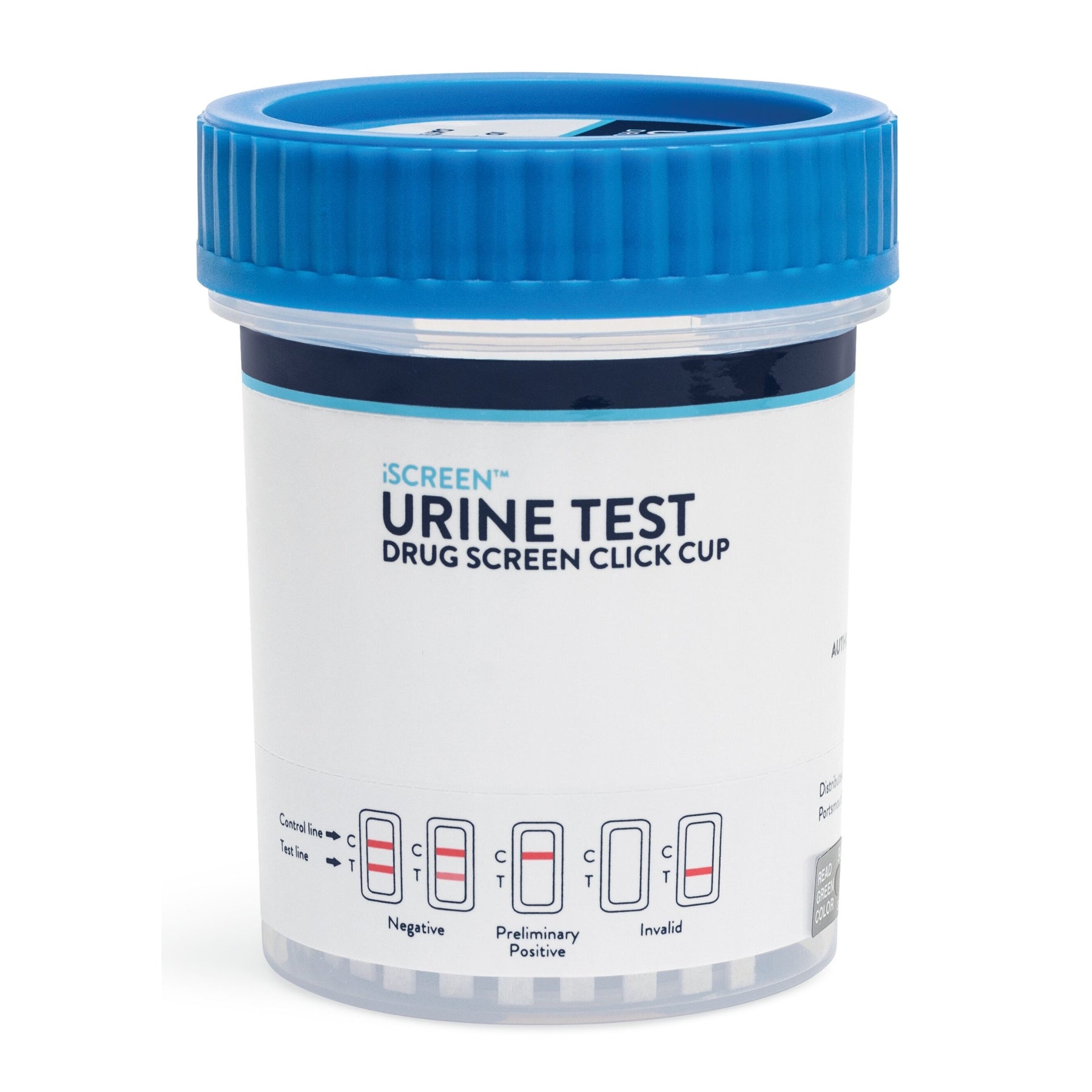 14 panel iSCREEN Click Cup Urine Drug Test | ABTDUAW114703C (25/box)